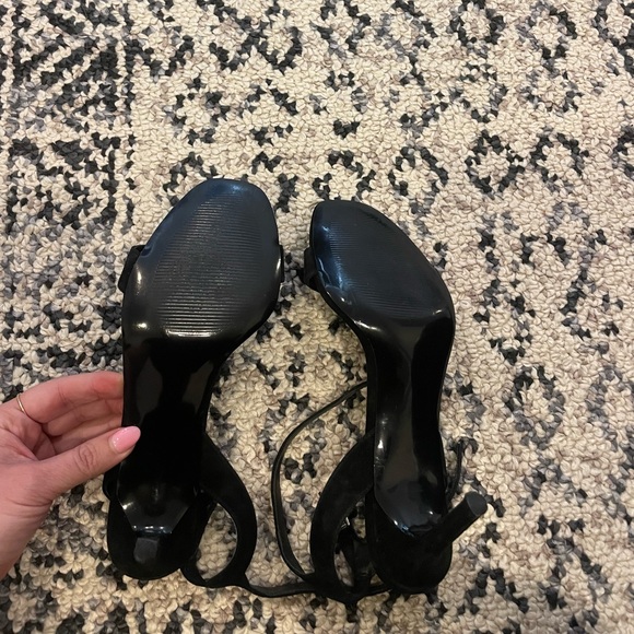 Steve Madden Faith Suede Ankle Strap Heels - Picture 4 of 6